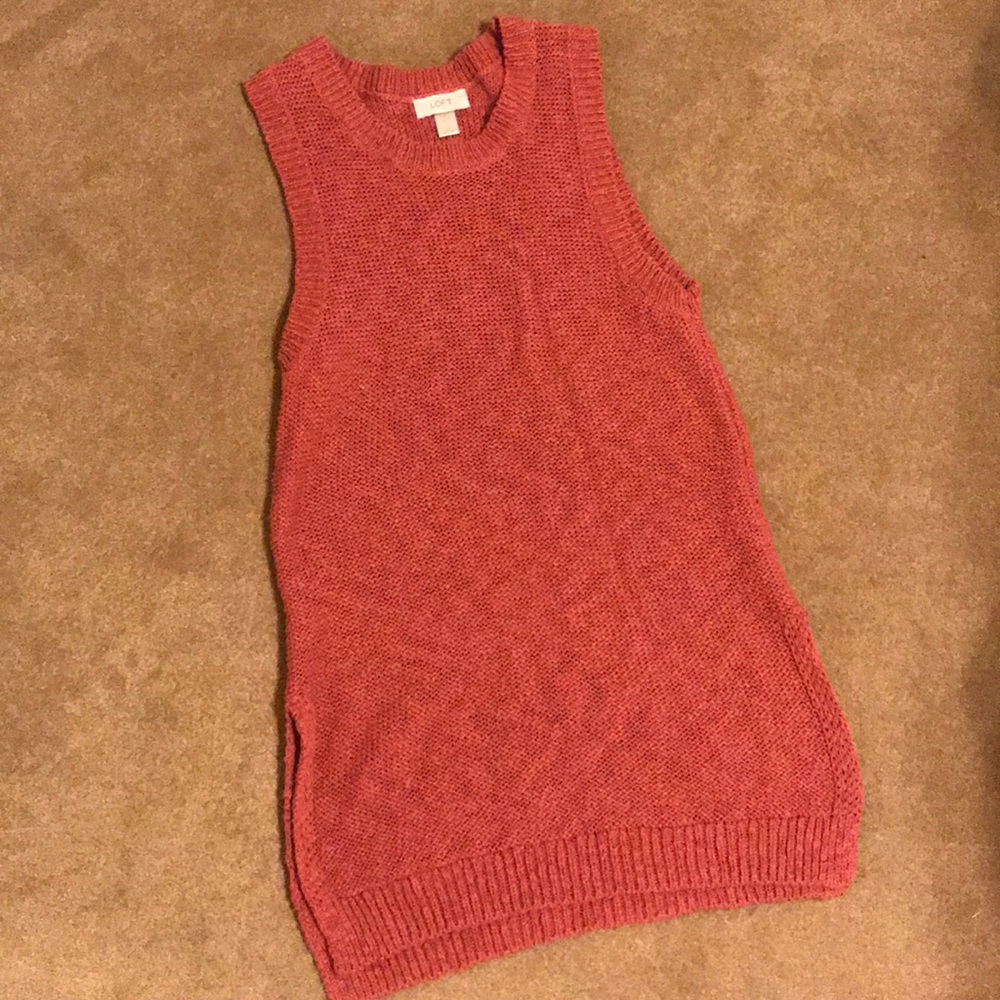 Cap sleeve sweater